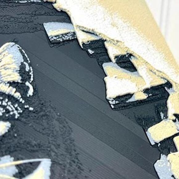 Curious Tabby Cat Art, Cat in Crumbling Wall Art, Bold Cat Print, Cat Decor - Picture 3 of 9